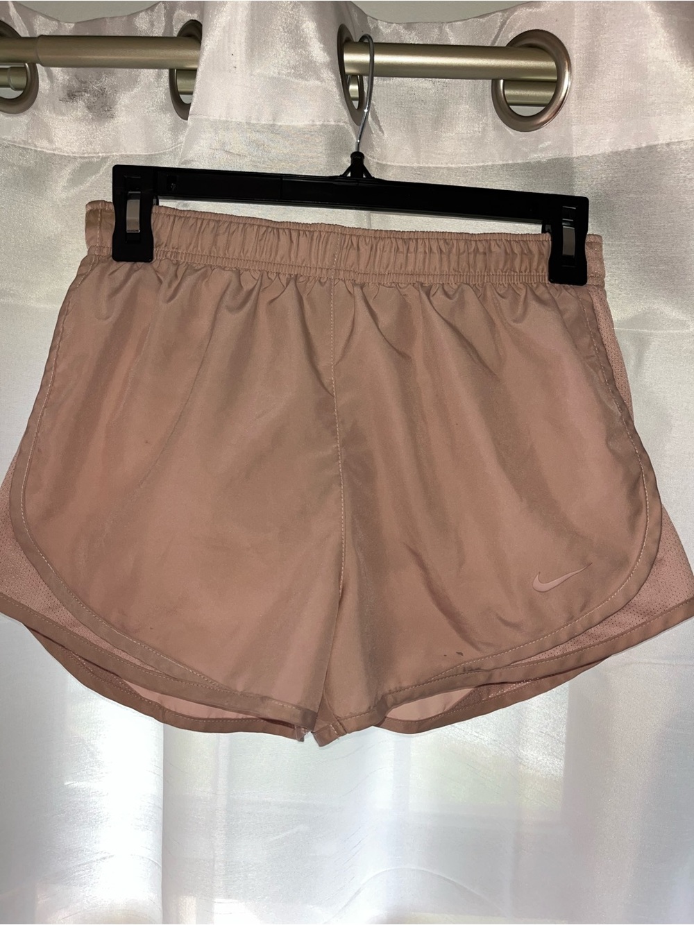 Nike Women's Blush Pink Athletic Running Shorts